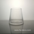 Crystal Ripple Glass Vase clear vase glass